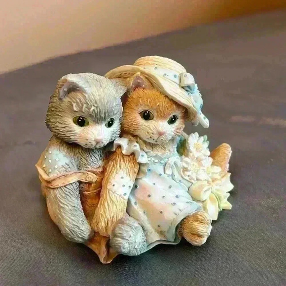 Vintage  Adorable Calico Kittens 1993 - Picture 1 of 8